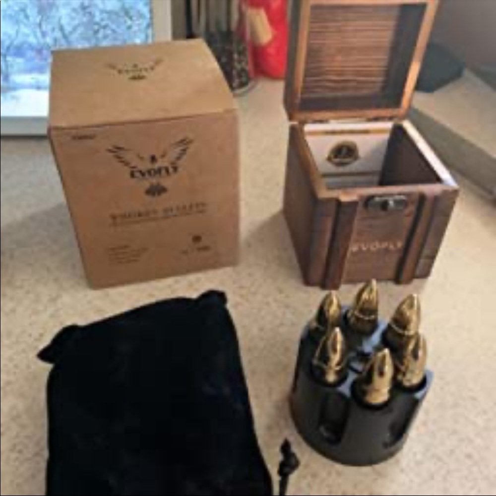 Unique Bullet Whiskey Stones (Perfect gift) - Picture 1 of 7